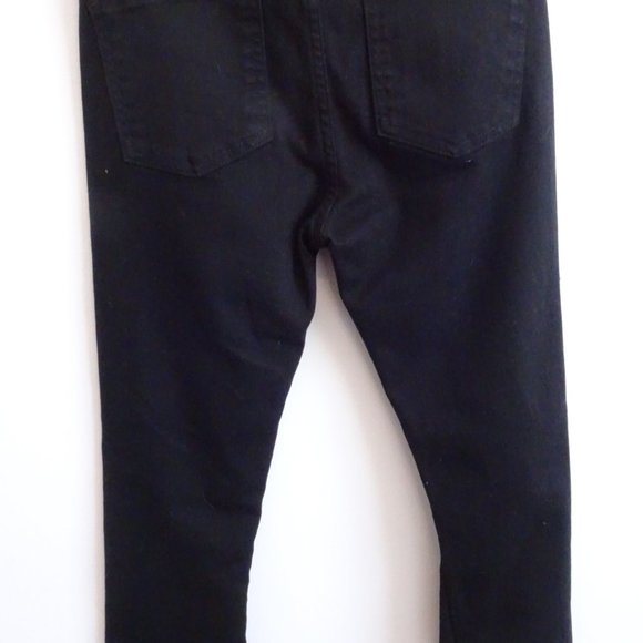 Ramie Brook Naomi Ripped Sequin Jeans waist 26 NWOT 298 black black white sequin - Picture 9 of 16